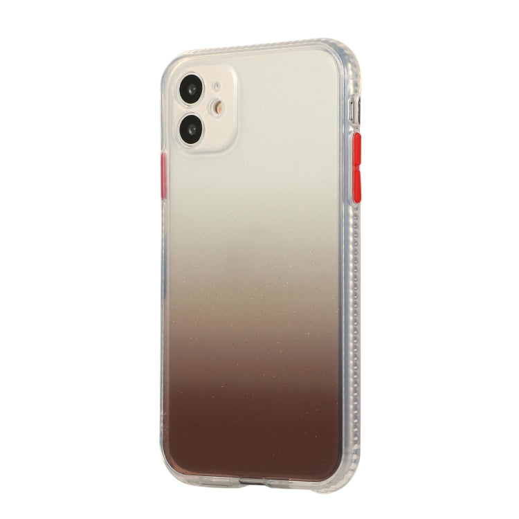 For iPhone 11 Pro Gradient Shockproof TPU + Acrylic Case with Detachable Buttons