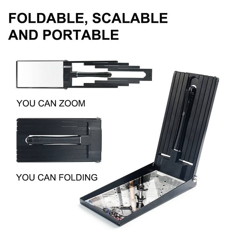 SAFUL V1 Retractable Multifunctional Car Chassis Inspection Mirror with LED Light