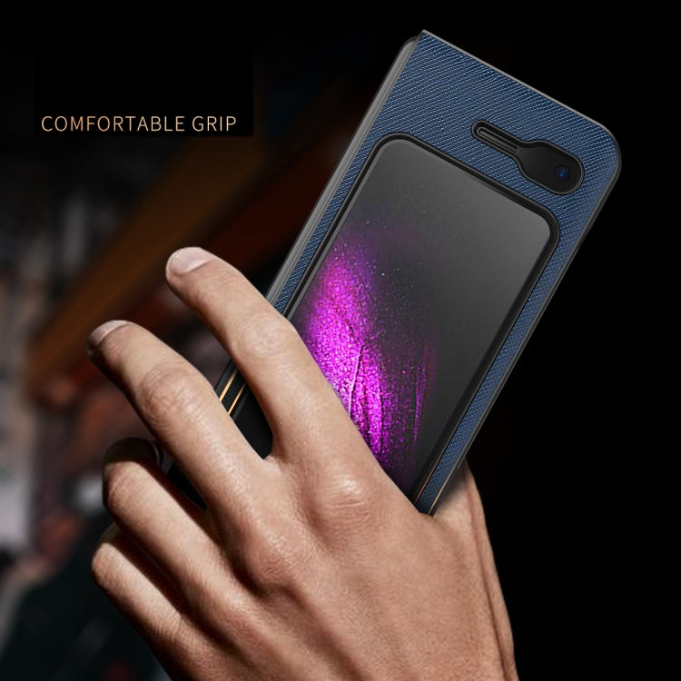 For Samsung Galaxy Fold 5G / Fold 4G Leather Texture + PC Full Coverge Folding Case