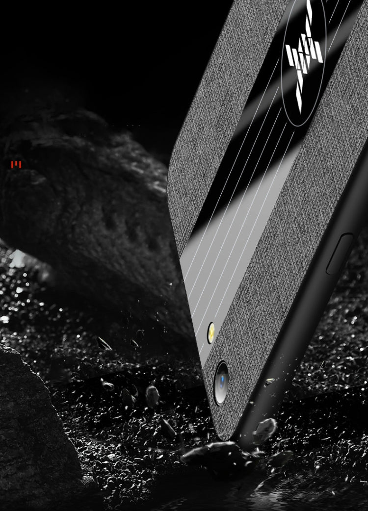 For OPPO  A57 XINLI Stitching Cloth Textue Shockproof TPU Protective Case