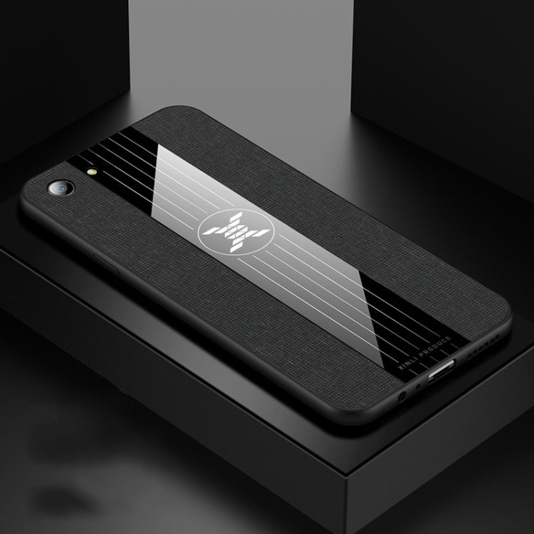 For  OPPO A83 XINLI Stitching Cloth Textue Shockproof TPU Protective Case