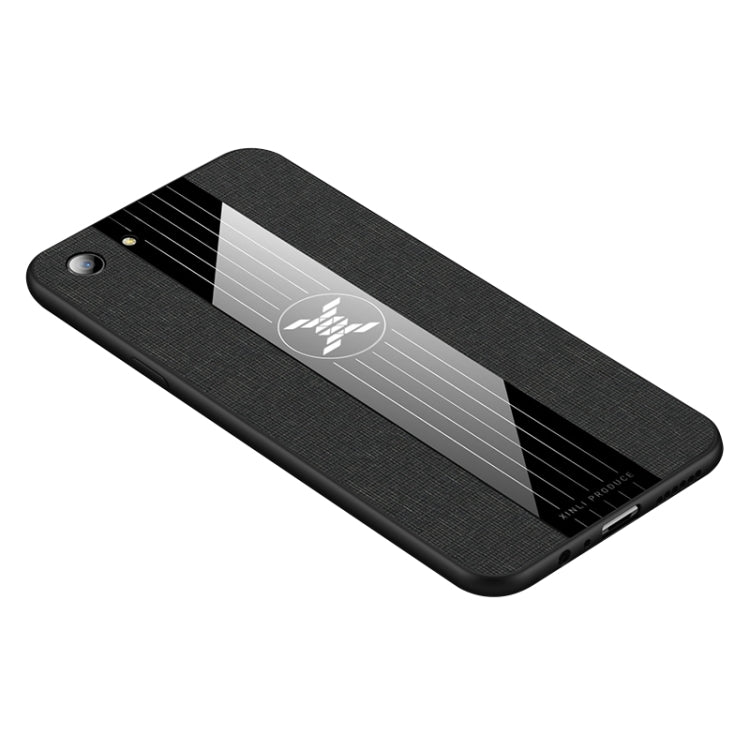 For  OPPO A83 XINLI Stitching Cloth Textue Shockproof TPU Protective Case
