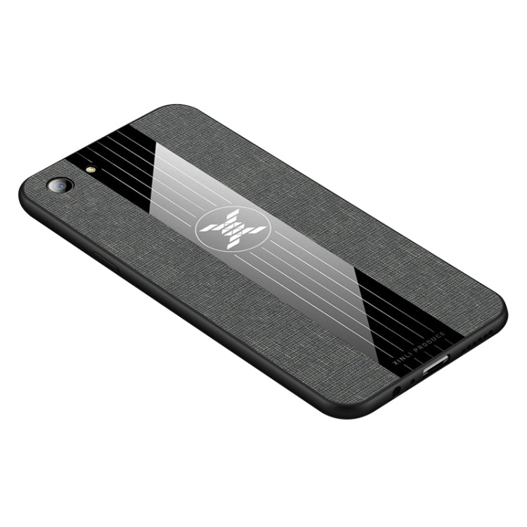 For  OPPO A83 XINLI Stitching Cloth Textue Shockproof TPU Protective Case