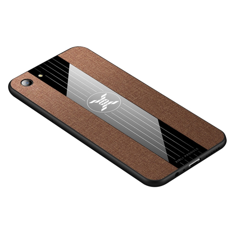 For  OPPO A83 XINLI Stitching Cloth Textue Shockproof TPU Protective Case