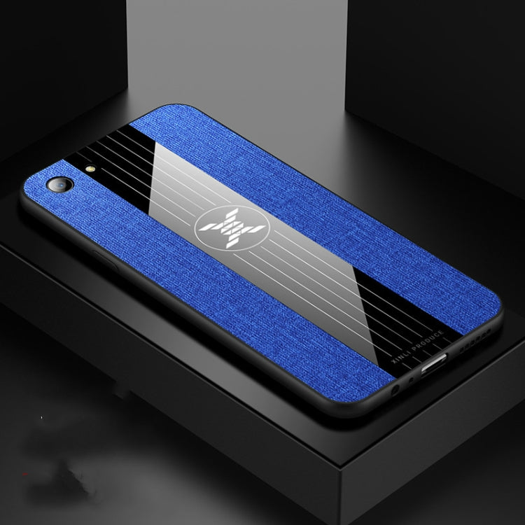 For  OPPO A83 XINLI Stitching Cloth Textue Shockproof TPU Protective Case