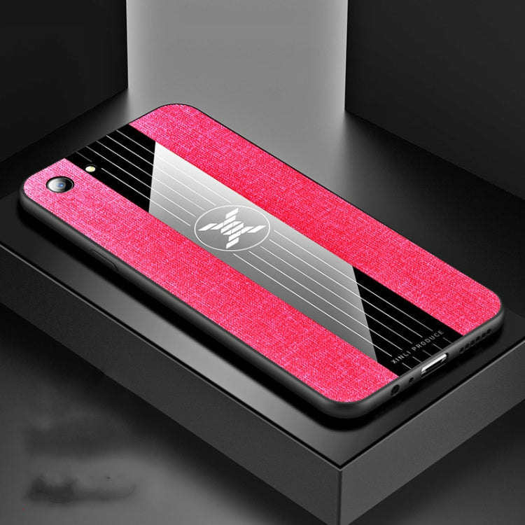 For  OPPO A83 XINLI Stitching Cloth Textue Shockproof TPU Protective Case