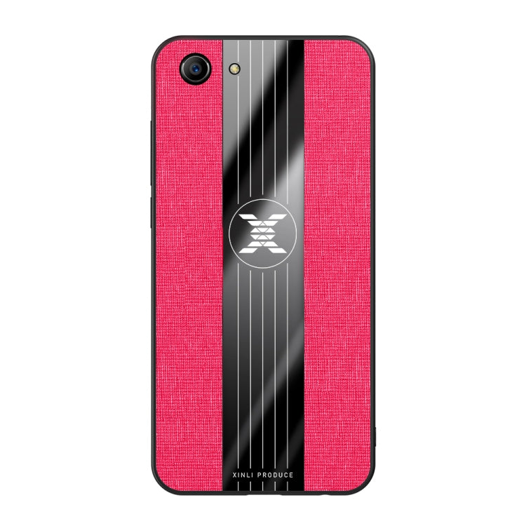 For  OPPO A83 XINLI Stitching Cloth Textue Shockproof TPU Protective Case