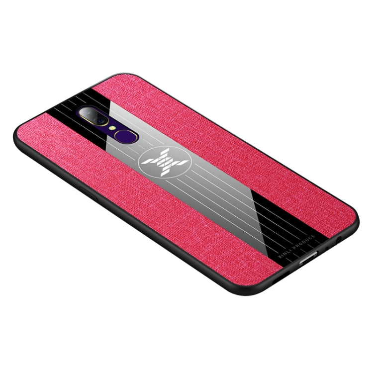 For OPPO A9 XINLI Stitching Cloth Textue Shockproof TPU Protective Case