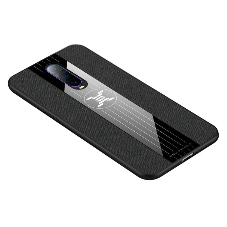 For OPPO R17 PRO XINLI Stitching Cloth Textue Shockproof TPU Protective Case