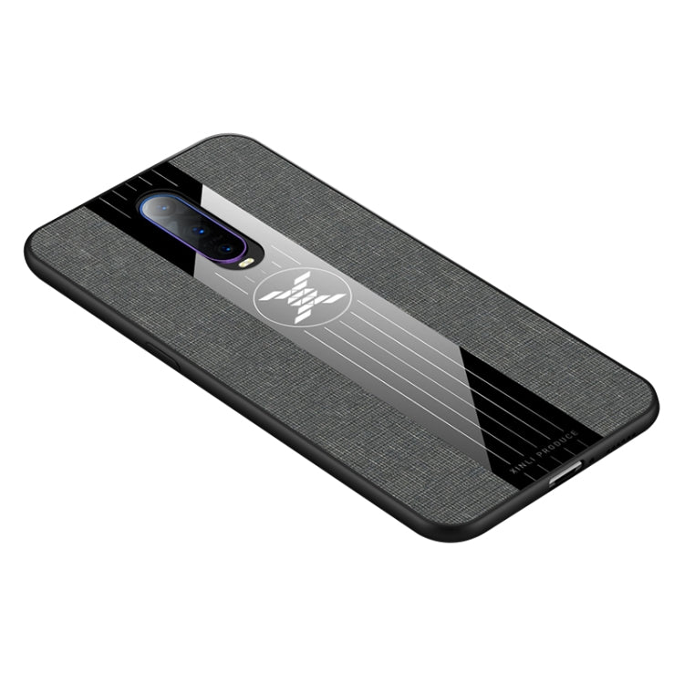 For OPPO R17 PRO XINLI Stitching Cloth Textue Shockproof TPU Protective Case