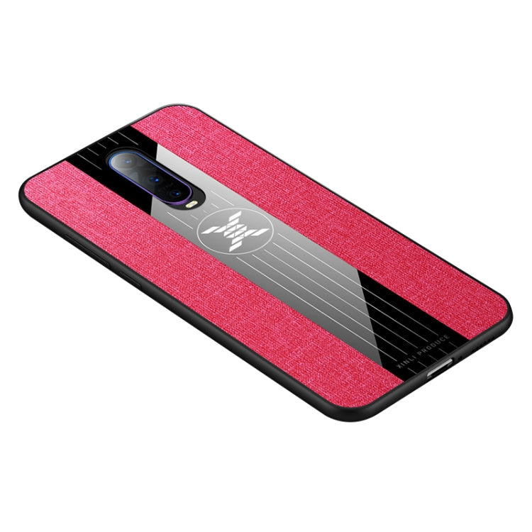 For OPPO R17 PRO XINLI Stitching Cloth Textue Shockproof TPU Protective Case