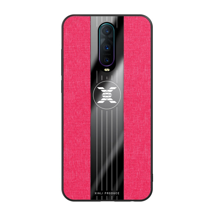 For OPPO R17 PRO XINLI Stitching Cloth Textue Shockproof TPU Protective Case