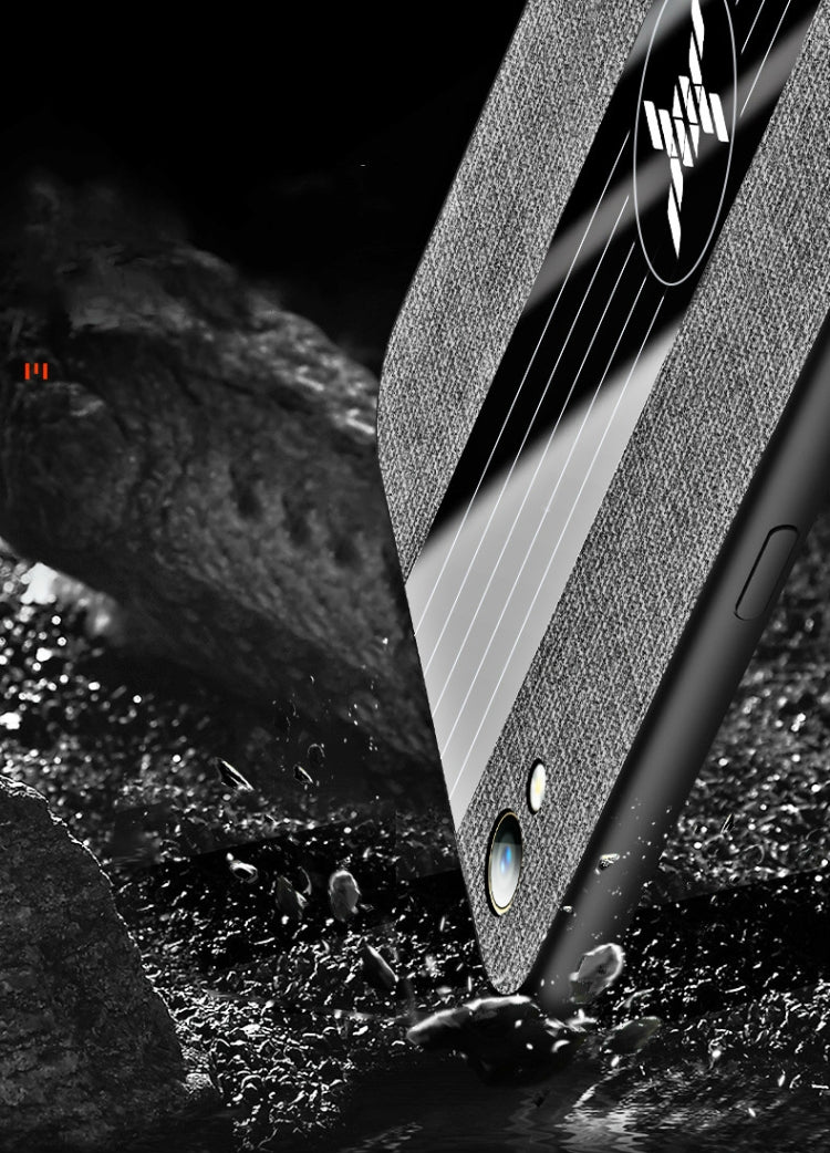 For OPPO R9 XINLI Stitching Cloth Textue Shockproof TPU Protective Case