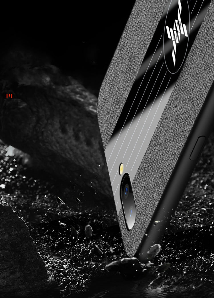 For OPPO R11 XINLI Stitching Cloth Textue Shockproof TPU Protective Case