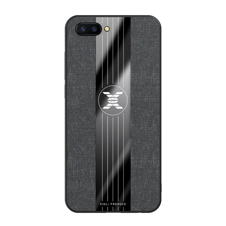 For OPPO  R11S Plus XINLI Stitching Cloth Textue Shockproof TPU Protective Case