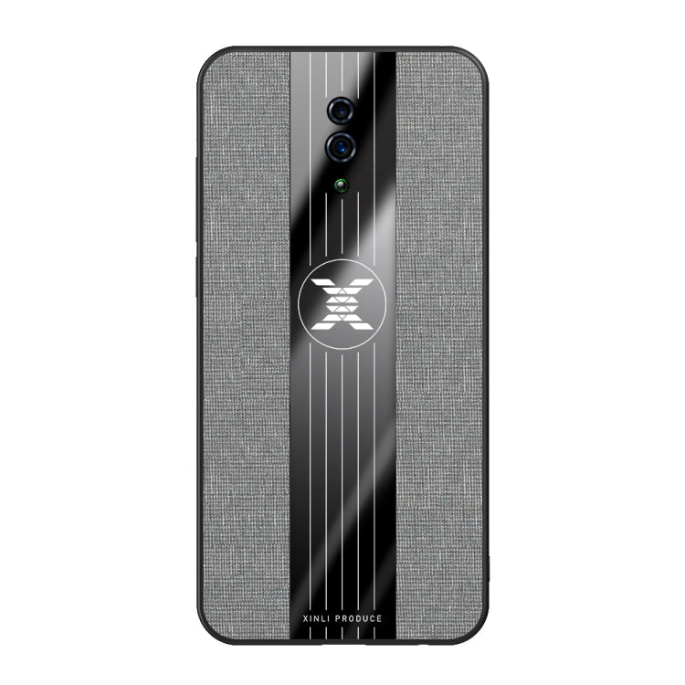 For OPPO Reno XINLI Stitching Cloth Textue Shockproof TPU Protective Case