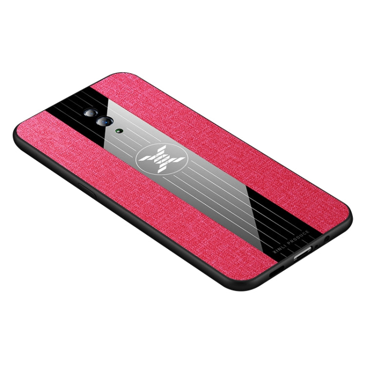 For OPPO Reno XINLI Stitching Cloth Textue Shockproof TPU Protective Case