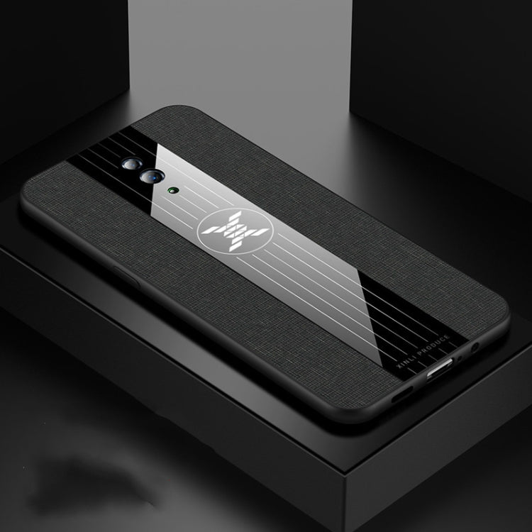 For OPPO Reno Z XINLI Stitching Cloth Textue Shockproof TPU Protective Case