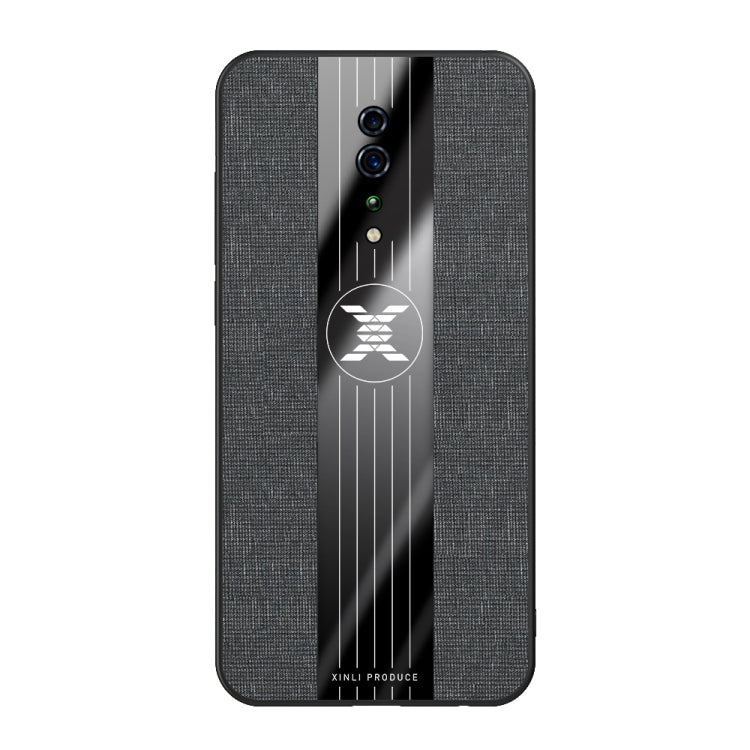 For OPPO Reno Z XINLI Stitching Cloth Textue Shockproof TPU Protective Case