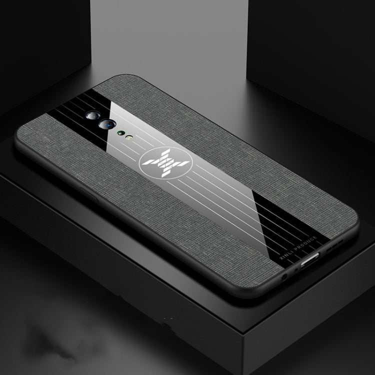 For OPPO Reno Z XINLI Stitching Cloth Textue Shockproof TPU Protective Case