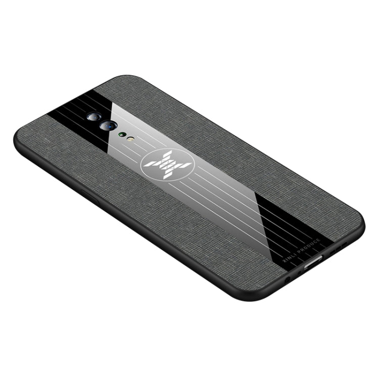 For OPPO Reno Z XINLI Stitching Cloth Textue Shockproof TPU Protective Case