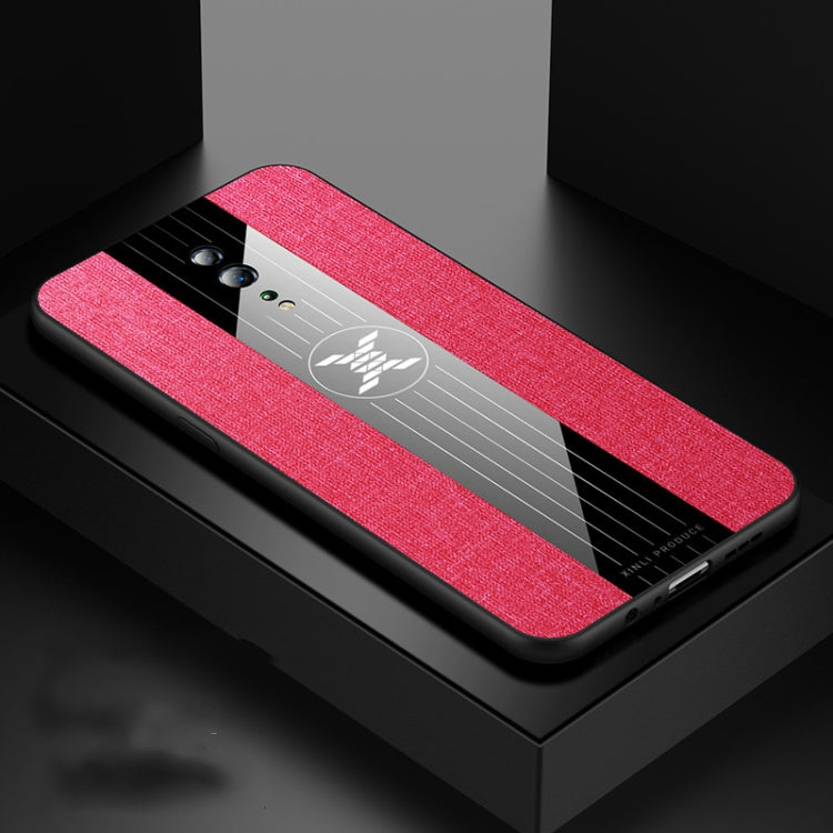 For OPPO Reno Z XINLI Stitching Cloth Textue Shockproof TPU Protective Case