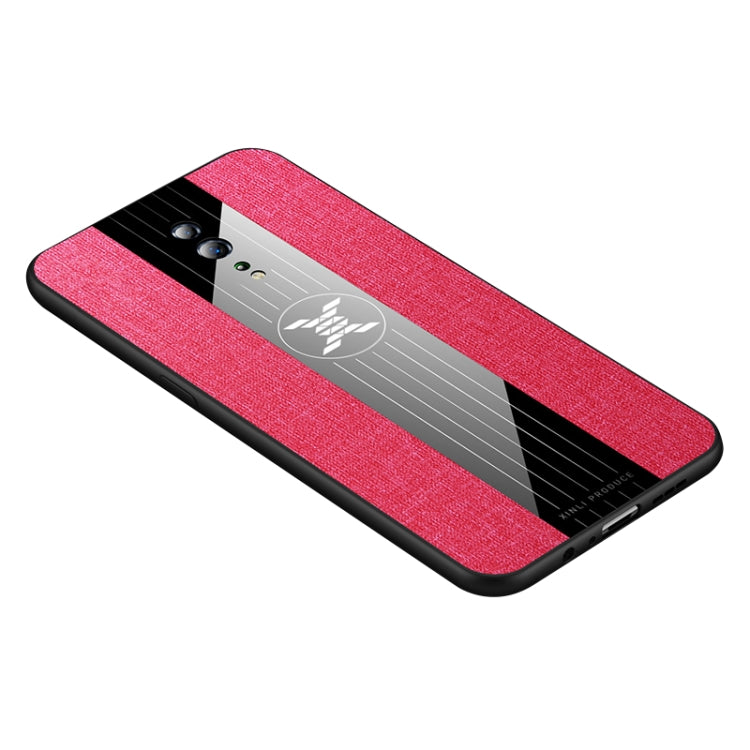 For OPPO Reno Z XINLI Stitching Cloth Textue Shockproof TPU Protective Case