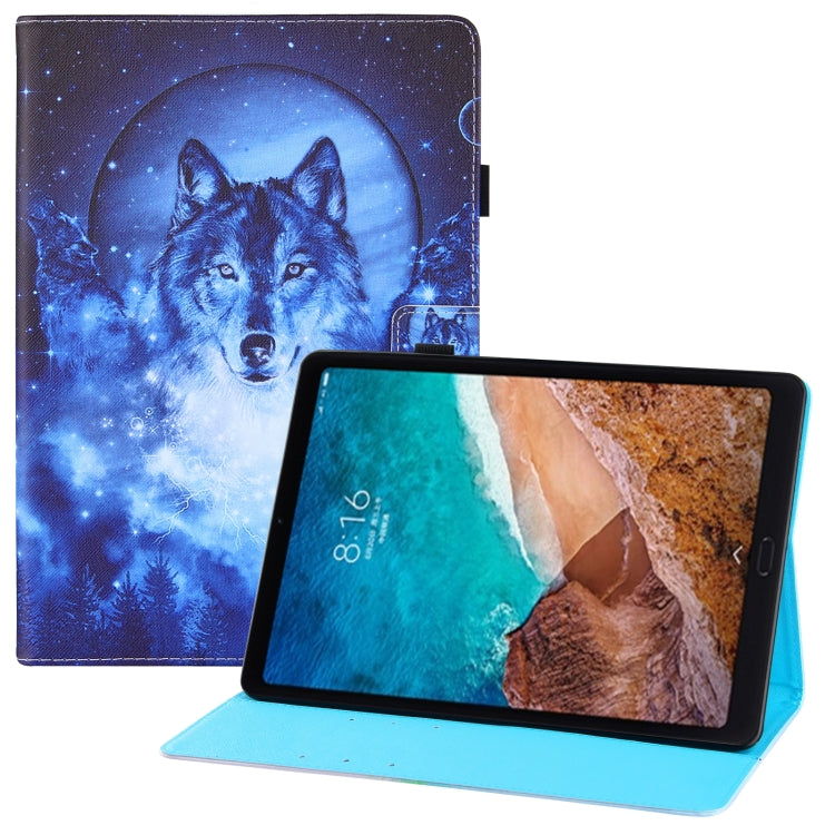 For Xiaomi Mi Pad 4 Colored Drawing Horizontal Flip PU Leather Case with Holder & Card Slots & Wallet & Sleep / Wake-up Function
