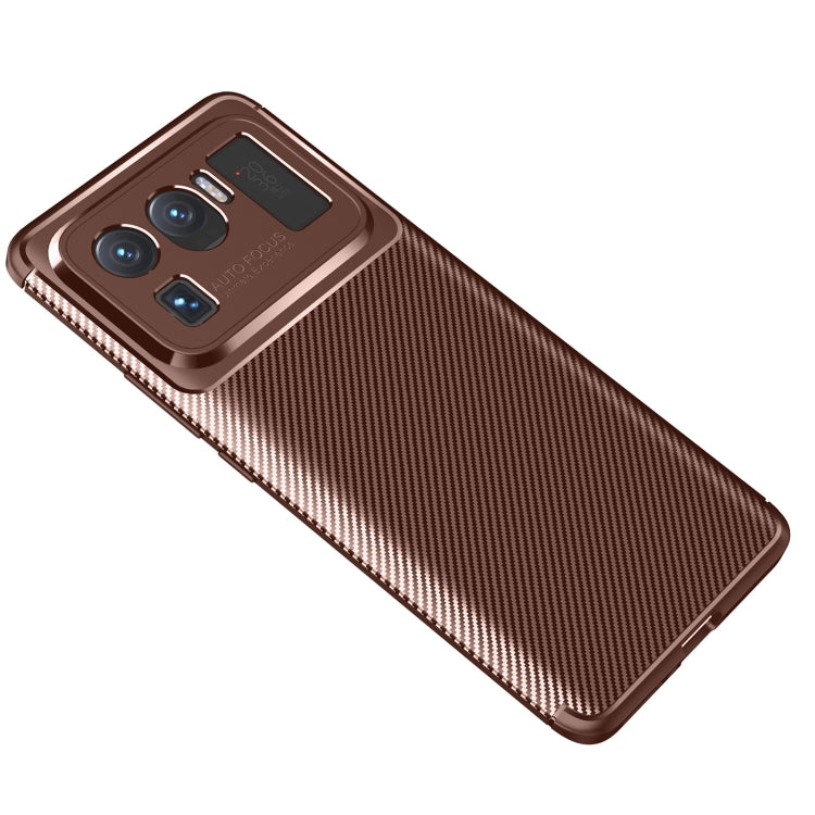 For Xiaomi Mi 11 Ultra Carbon Fiber Texture Shockproof TPU Case