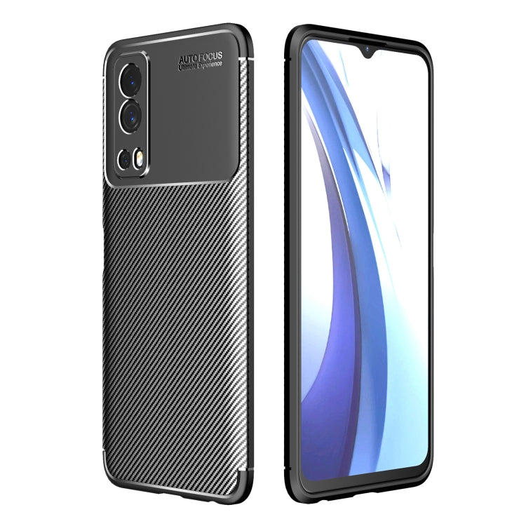 For vivo iQOO Z3 / Y72 5G Carbon Fiber Texture Shockproof TPU Case