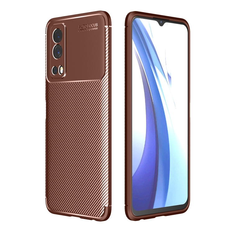 For vivo iQOO Z3 / Y72 5G Carbon Fiber Texture Shockproof TPU Case