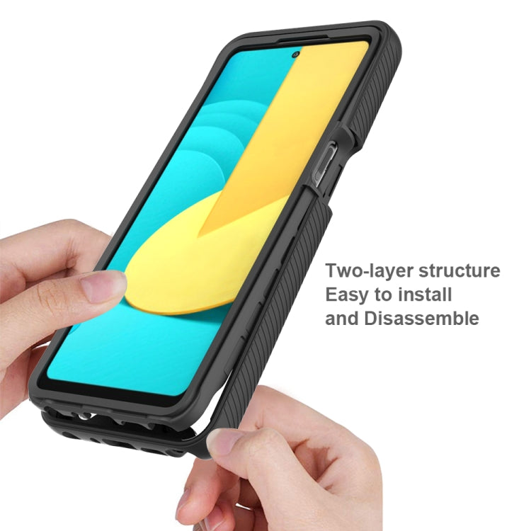 For LG Stylo 7 5G Starry Sky Solid Color Series Shockproof PC + TPU Protective Case