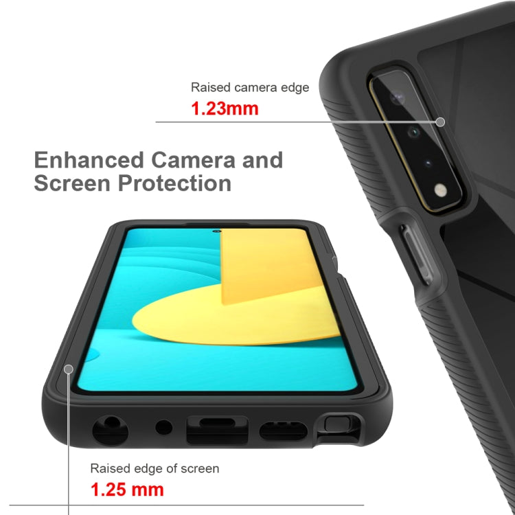 For LG Stylo 7 5G Starry Sky Solid Color Series Shockproof PC + TPU Protective Case