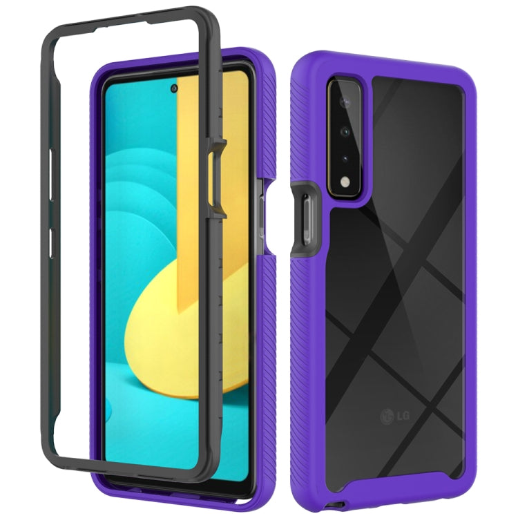 For LG Stylo 7 5G Starry Sky Solid Color Series Shockproof PC + TPU Protective Case