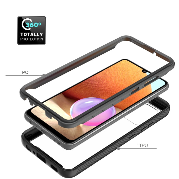 For Samsung Galaxy A32 4G Starry Sky Solid Color Series Shockproof PC + TPU Protective Case