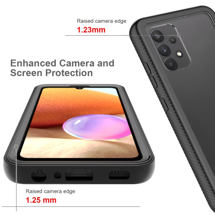 For Samsung Galaxy A32 4G Starry Sky Solid Color Series Shockproof PC + TPU Protective Case