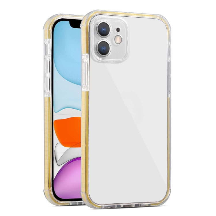 For iPhone 12 Colorful Series Shockproof Scratchproof TPU + Acrylic Protective Case