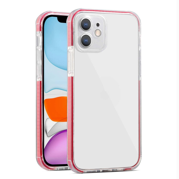 For iPhone 12 Colorful Series Shockproof Scratchproof TPU + Acrylic Protective Case