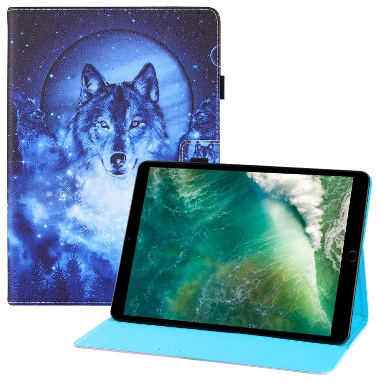 Colored Drawing Horizontal Flip PU Leather Case with Holder & Card Slots & Wallet & Sleep / Wake-up Function For
