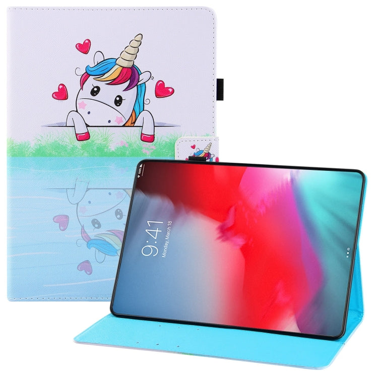 Colored Drawing Horizontal Flip PU Leather Case with Holder & Card Slots & Wallet & Sleep / Wake-up Function For iPad mini (2019) / mini 4 / mini 3 / mini 2 / mini