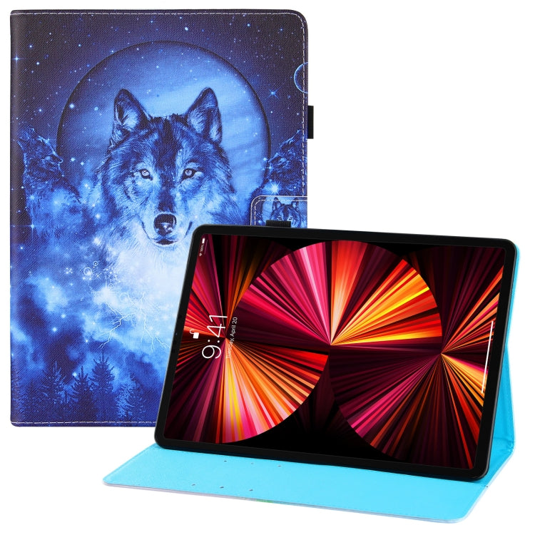 Colored Drawing Horizontal Flip PU Leather Case with Holder & Card Slots & Wallet & Sleep / Wake-up Function For iPad Pro 11(2018) / Pro 11(2020) / Air 10.9(2020)