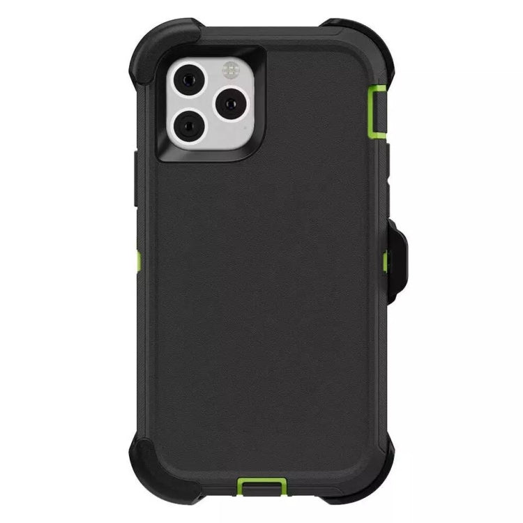 For iPhone 11 PC + TPU Shockproof Protective Case With Holder(Black)