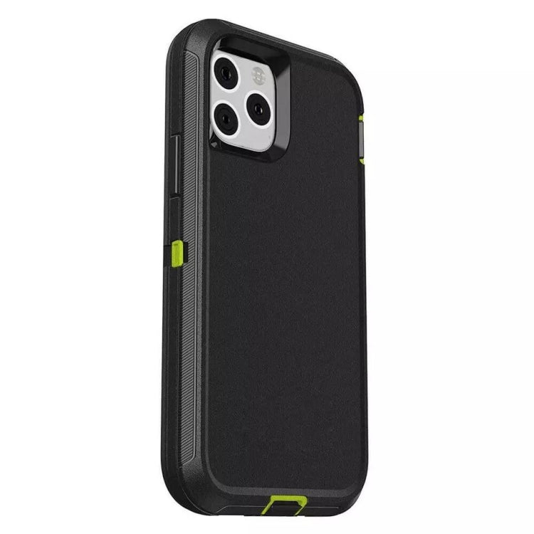 For iPhone 11 Pro PC + TPU Shockproof Protective Case With Holder(Black)