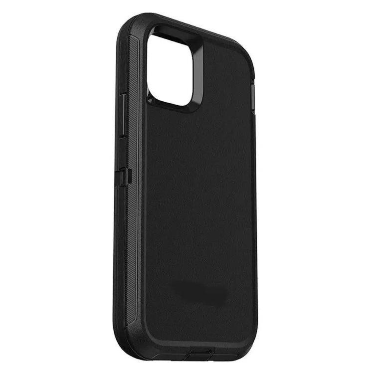 For iPhone 11 Pro Max PC + TPU Shockproof Protective Case With Holder(Black)
