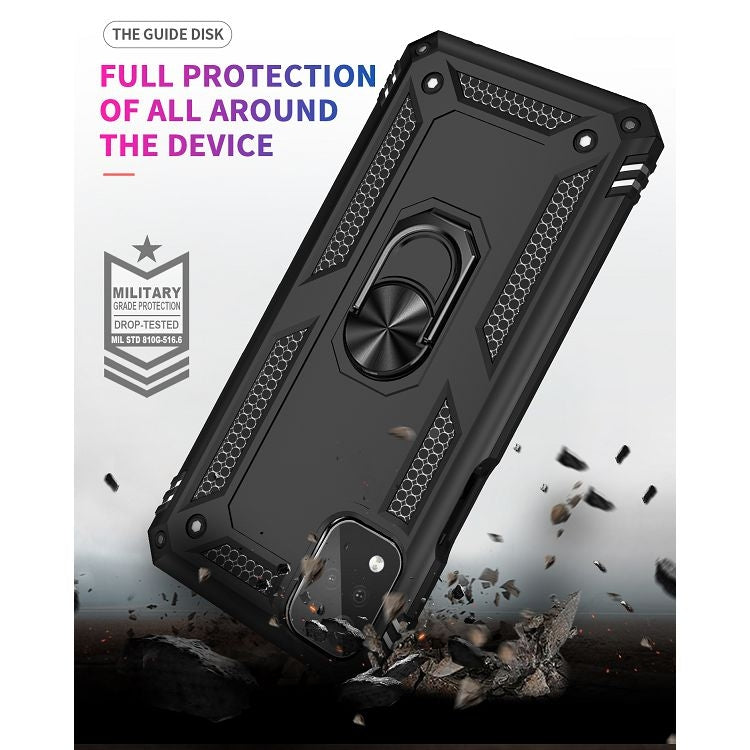 For LG K53 Shockproof TPU + PC Protective Case with 360 Degree Rotating Holder