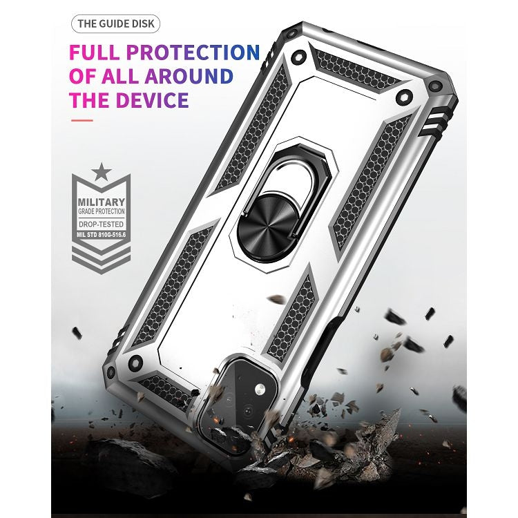 For LG K53 Shockproof TPU + PC Protective Case with 360 Degree Rotating Holder
