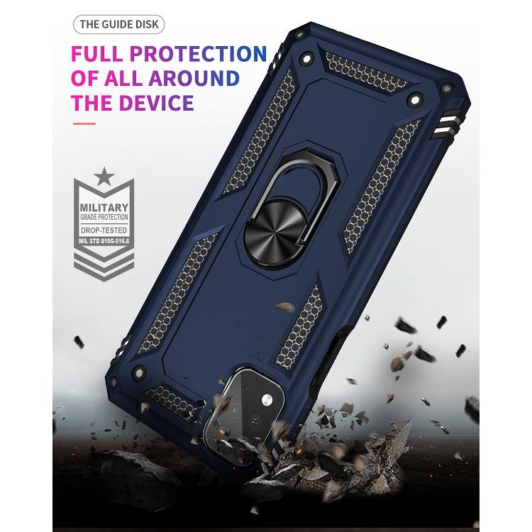 For LG K53 Shockproof TPU + PC Protective Case with 360 Degree Rotating Holder