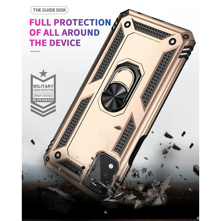 For LG K53 Shockproof TPU + PC Protective Case with 360 Degree Rotating Holder