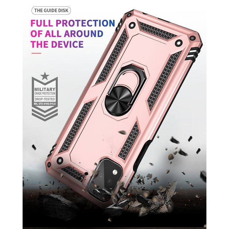 For LG K53 Shockproof TPU + PC Protective Case with 360 Degree Rotating Holder
