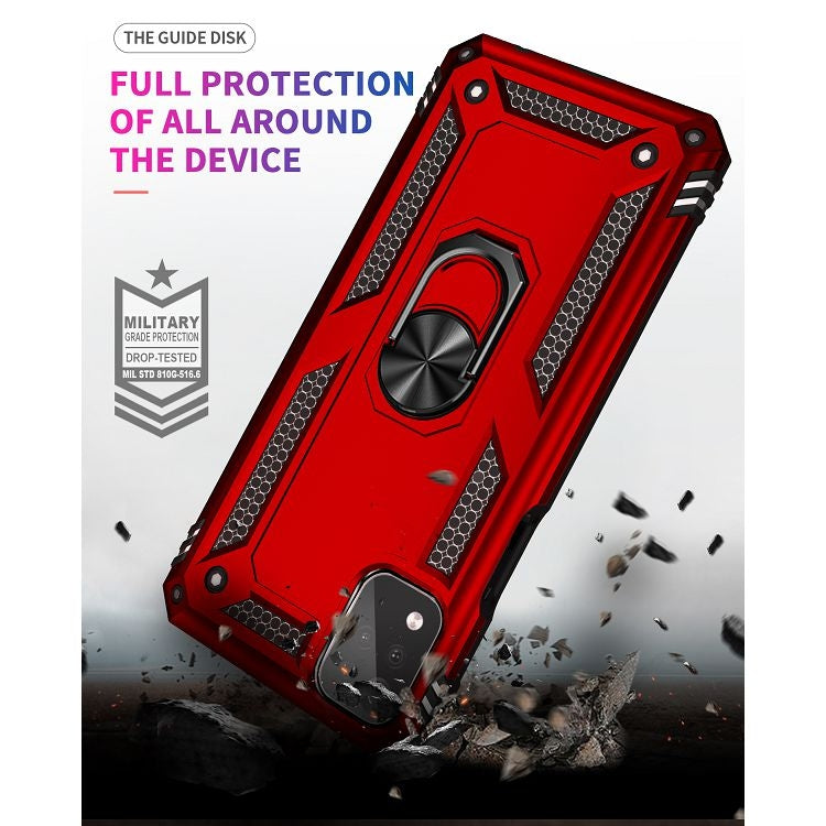 For LG K53 Shockproof TPU + PC Protective Case with 360 Degree Rotating Holder